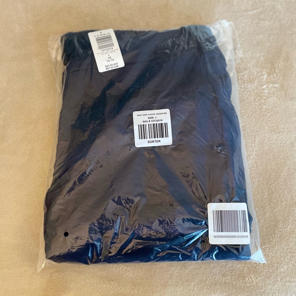 Torrid Ultra Soft Fleece Drawstring Jogger Pants - Size 1X - Picture 11 of 12